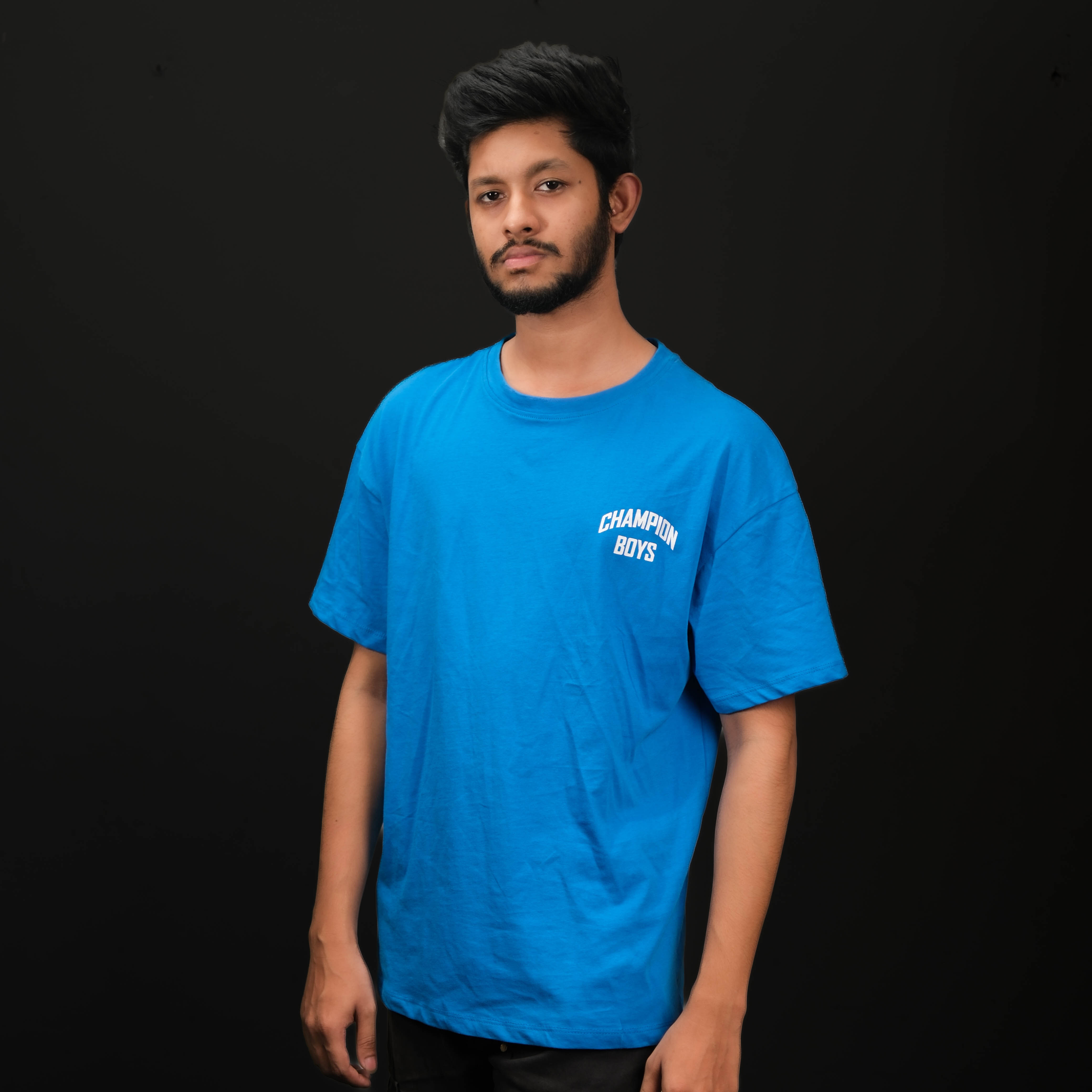 Drop Shoulder T-Shirt (BLUE)