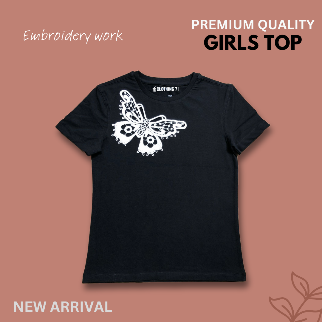 Premium Girls Embodied Work Top